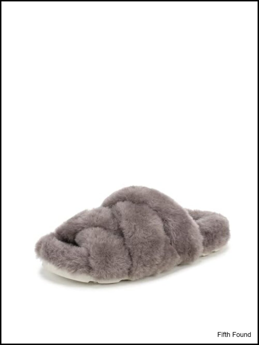 Vionic Peppa Slide Sandal Slipper Faux Fur Open Toe Arch Support